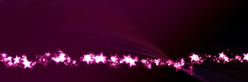 star particles banner