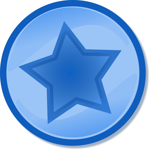 star blue circle