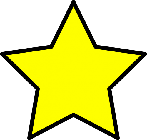 star yellow symbol