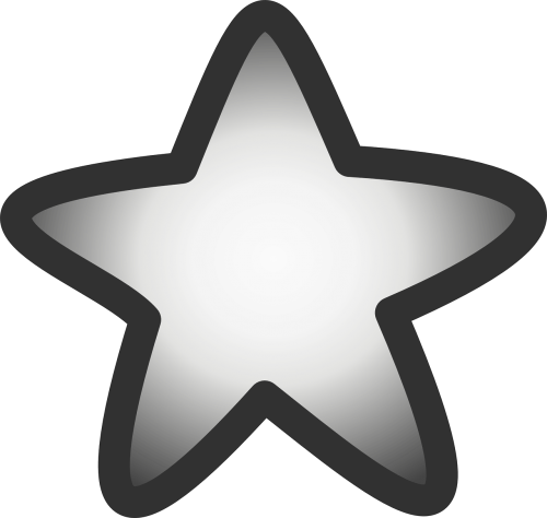 star gray symbol