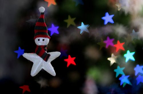 star bokeh decorations