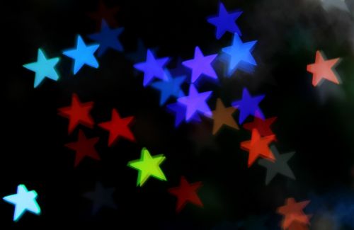 star bokeh decorations