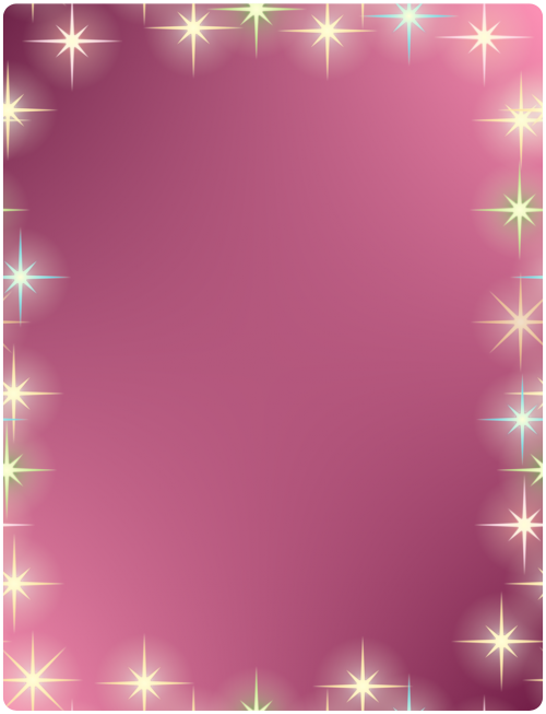 star frame pink
