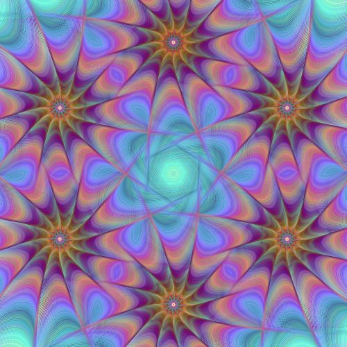 star background fractal