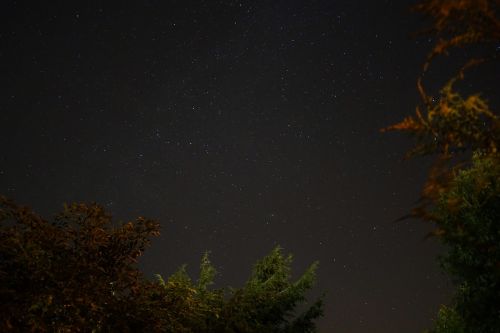 star night sky long exposure