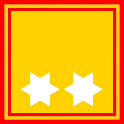star flag yellow