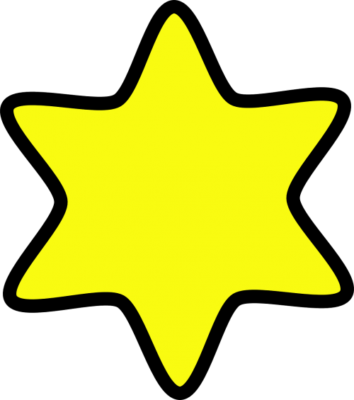 star yellow shape