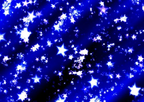 star abstract blue