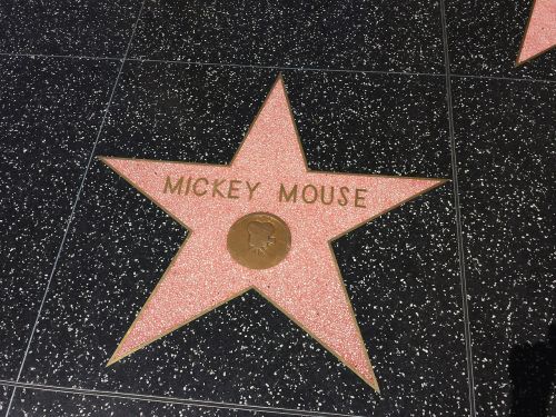 star mickey mouse gold