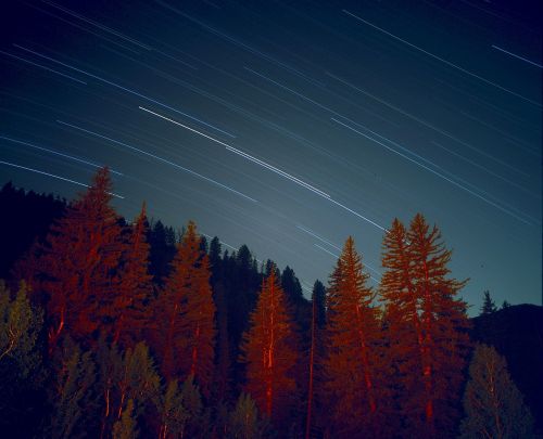 star trails exposure