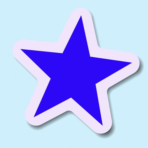 star blue white