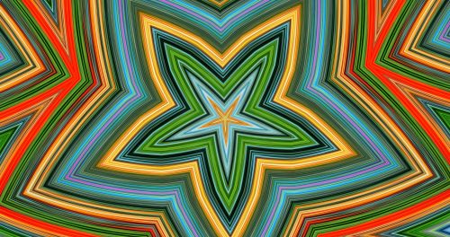 Star Kaleidoscope Background