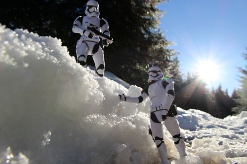 star wars fi gures snow