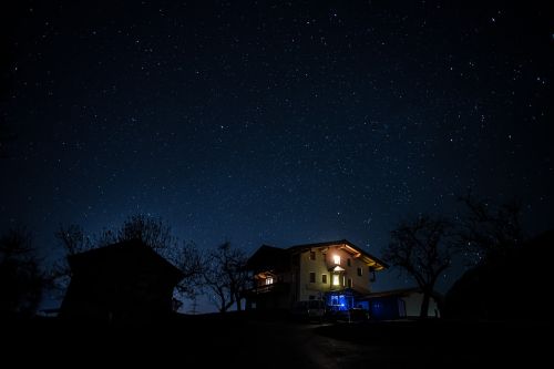 starry sky night star