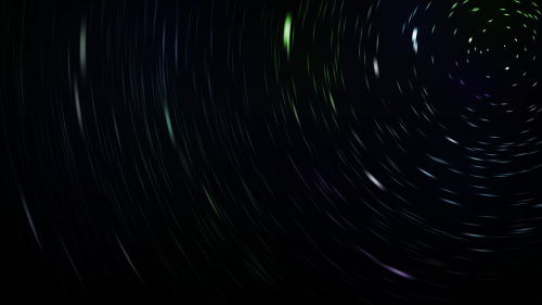 stars blur time lapse