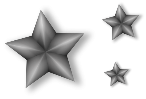 stars nightsky 3d gray