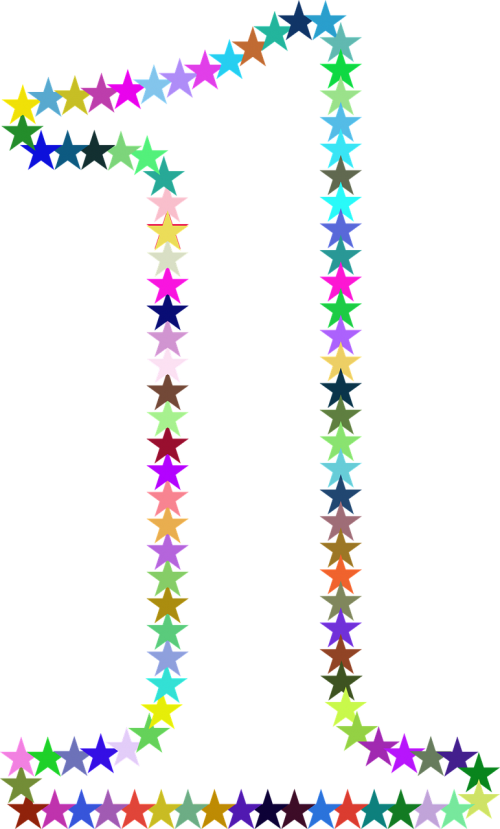 stars colorful prismatic