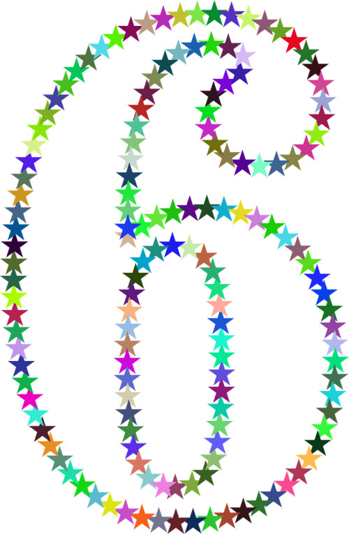 stars colorful prismatic