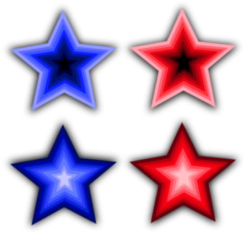 stars four shapes