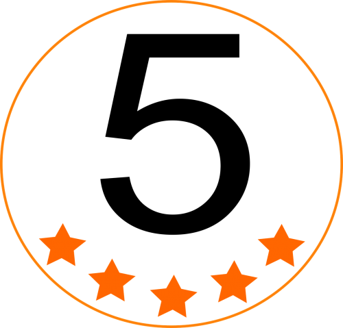 stars five stars logo