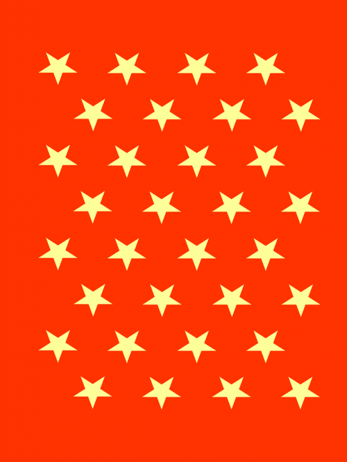 stars pattern red