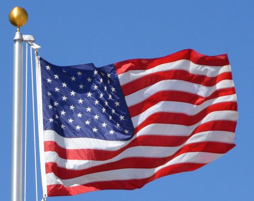 Stars Stripes Flag USA Honor