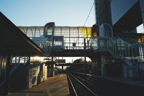 station sunset tram
