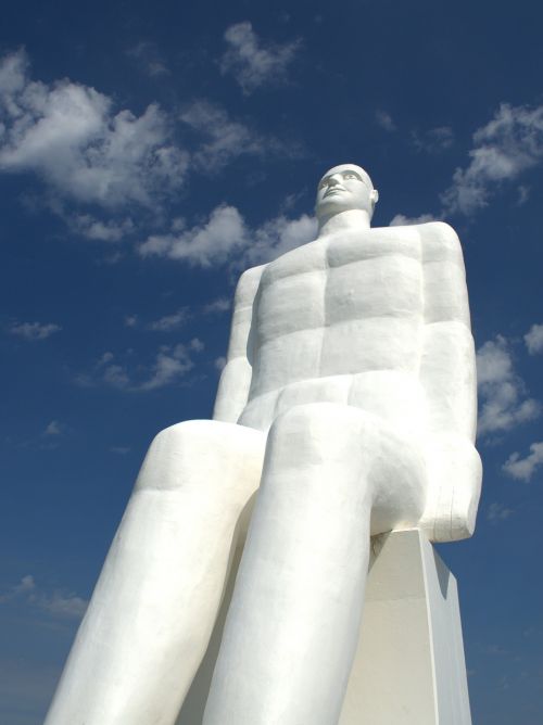 statue sky sculpture