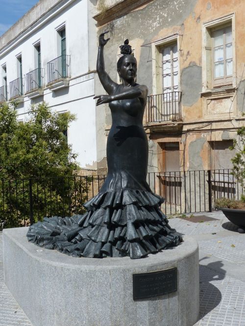 statue flamenco dance