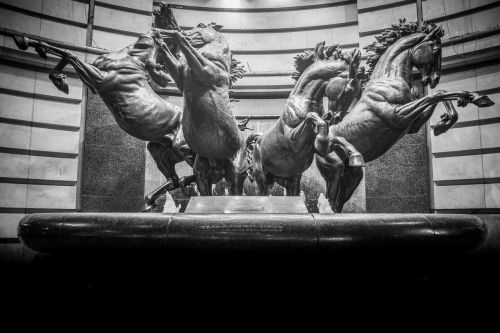 statue horses sculpture