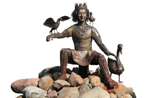 statue figure bronze