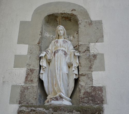 statue holy virgin religious figure