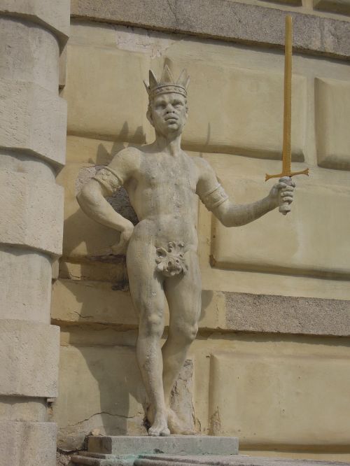 statue art sword
