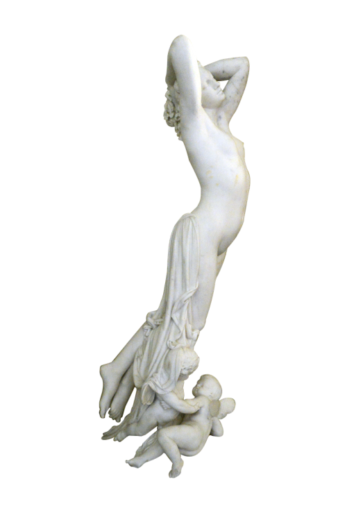 statue marble girl
