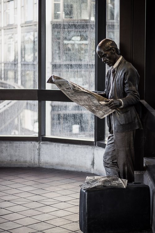 statue  public art  newspaper