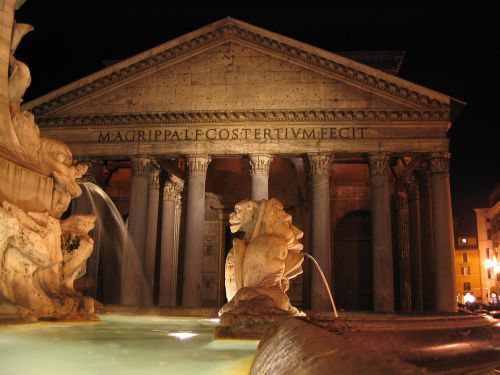 statue fountain rome