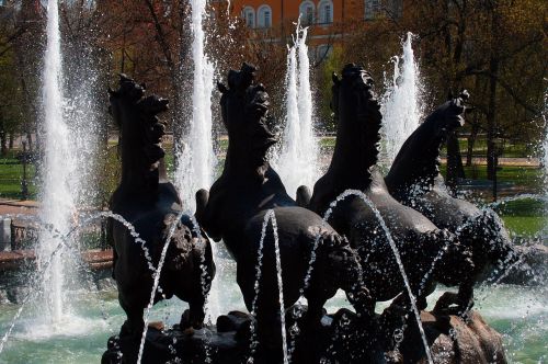 Statue In Moscow, Alexander Gardens