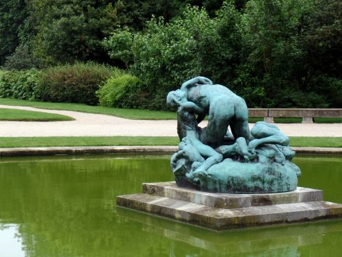 Statue In Rodin&#039;s Garden