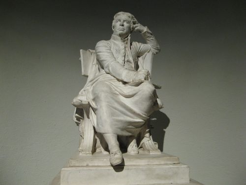 statue of jean-august ingres ingres museum montauban