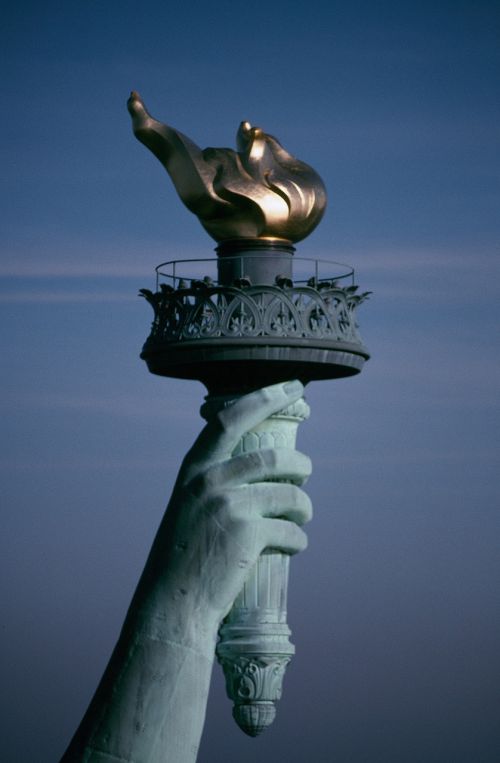 statue of liberty flame torch