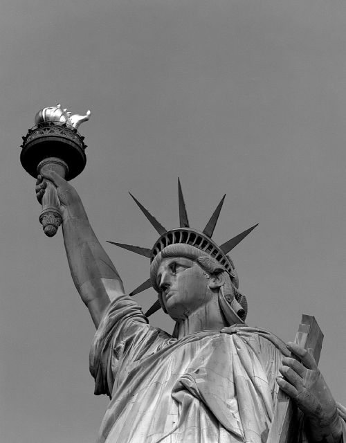 statue of liberty landmark close