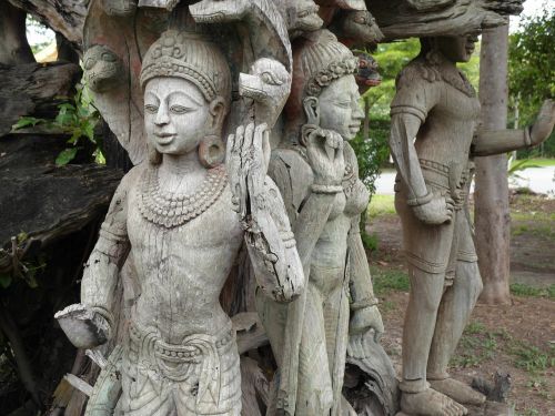 statues thailand asia