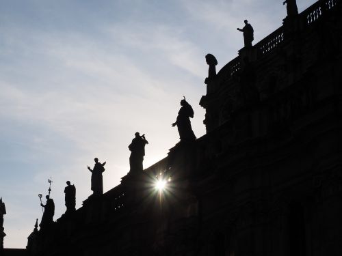 statues hofkirche dresden