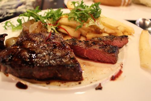 steak meat dining