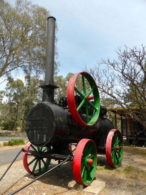steam engine wheel vintage