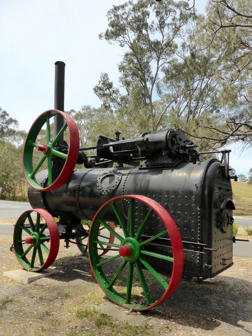 steam engine wheel vintage