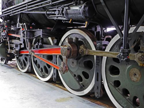 steam locomotive drive chassis