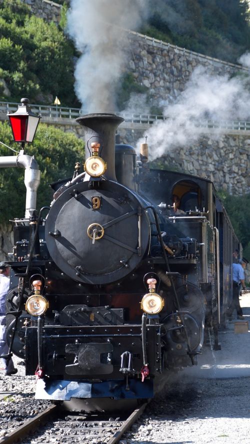 steam locomotive steam railway furka-bergstrecke historically