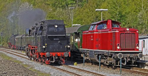 steam locomotive diesel locomotive railway museum
