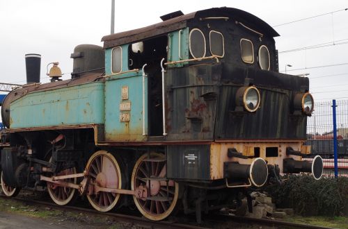steam locomotive train track locomotive